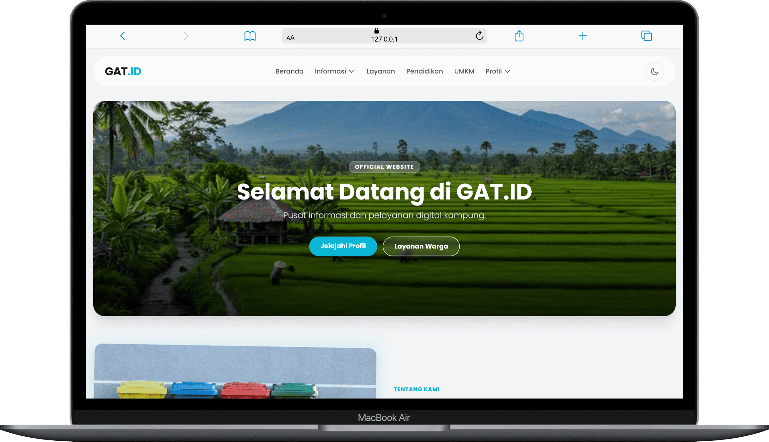 Website Profil KAMPUNG.ID